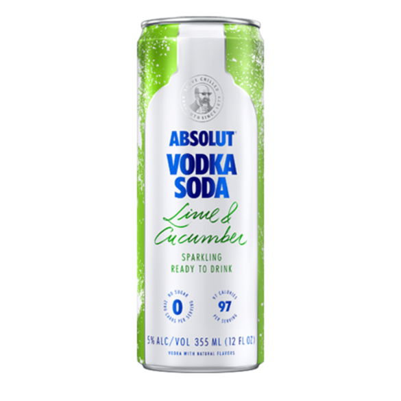 Buy Absolut Vodka Soda Lime & Cucumber Online Notable Distinction