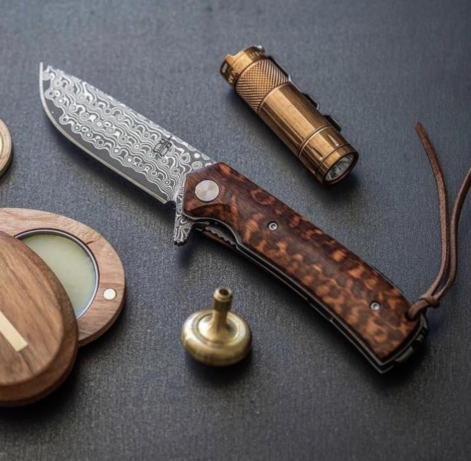 Buy Snakewood Flipper Pocket Knife Online - Notable Distinction