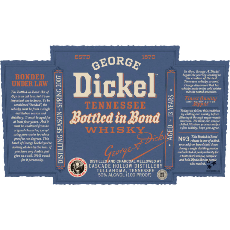 Buy Dickel Bottled In Bond 2021 Release Online Notable Distinction