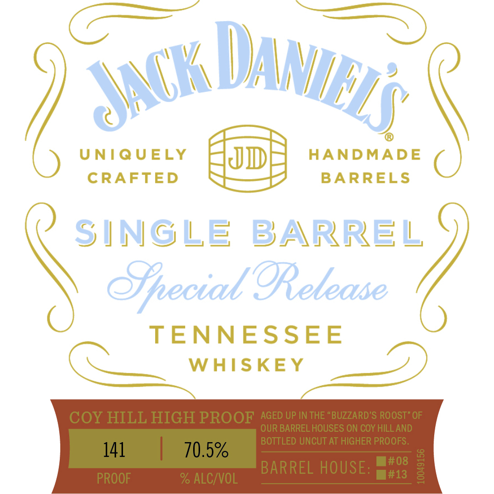 Jack Daniel's Single Barrel 2021 Special Release has just been approved by TTB. Jack Daniel's Special Release Coy Hill High Proof. 20% OFF