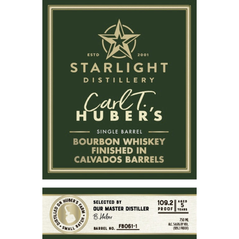 starlight distillery bottled in bond bourbon