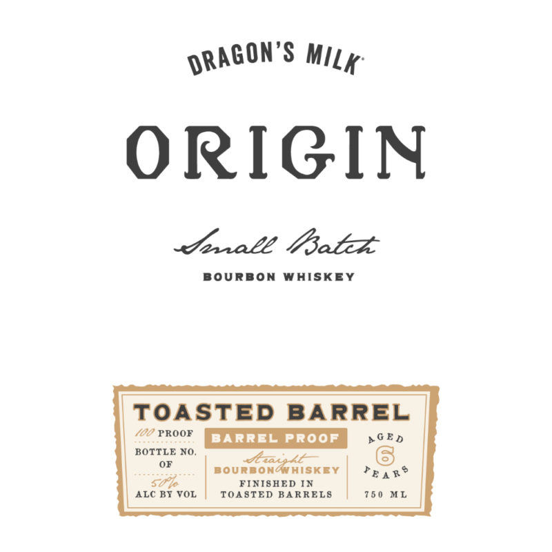 Buy Dragon’s Milk Origin Toasted Barrel Proof Bourbon Online - Notable ...