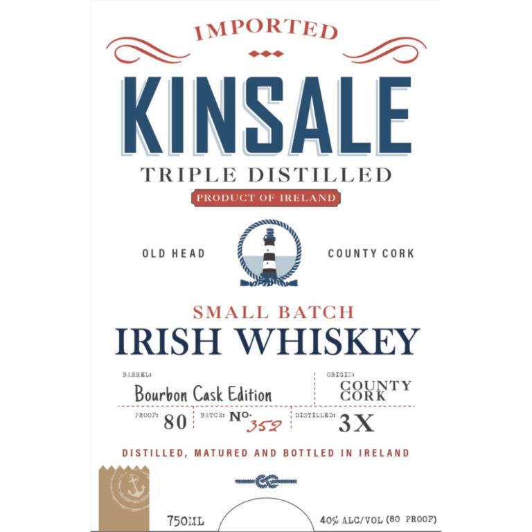 Buy Kinsale Irish Whiskey Bourbon Cask Edition Online Notable Distinction