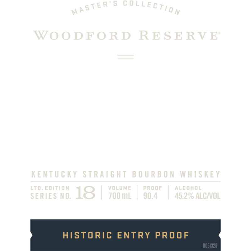 Buy Woodford Reserve Master’s Collection No. 18 Historic Entry Proof