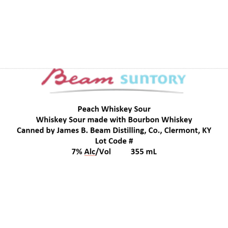 Buy Jim Beam Peach Whiskey Sour Online Notable Distinction