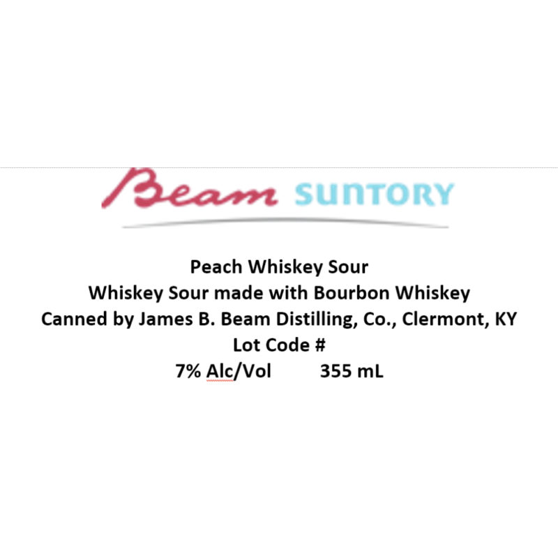 Buy Jim Beam Peach Whiskey Sour Online Notable Distinction