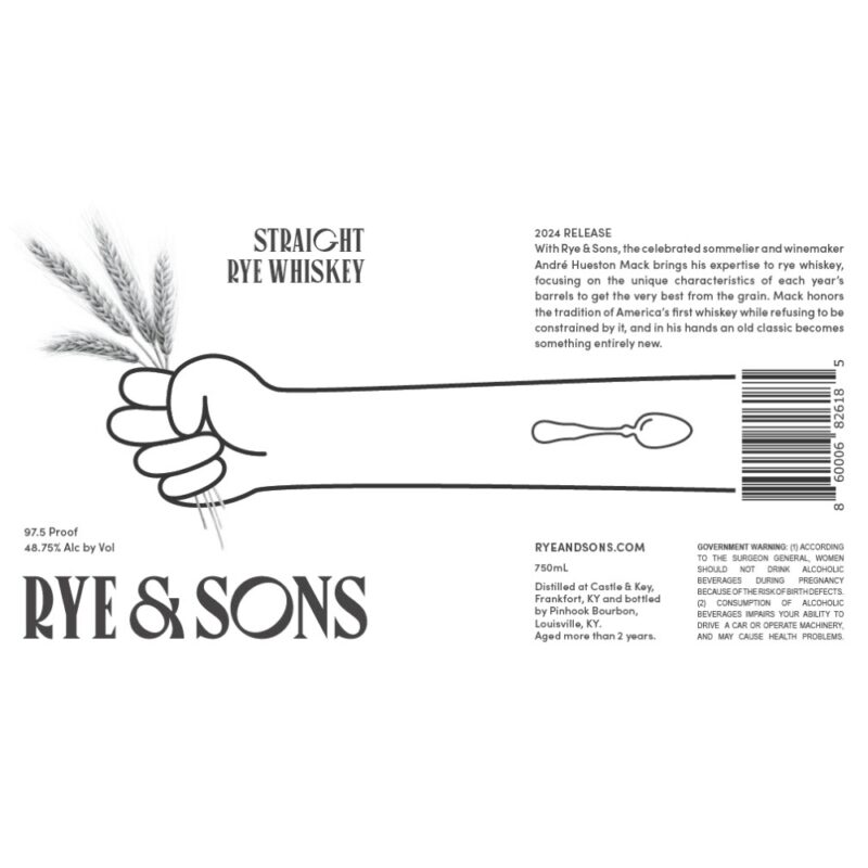 Buy Rye & Sons Straight Rye Whiskey 2024 Release Online Notable